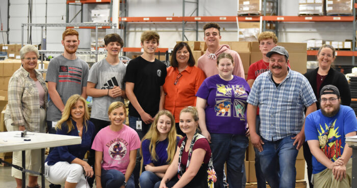 Summer help at L & D Mail Masters has included close family members during a busy summer.